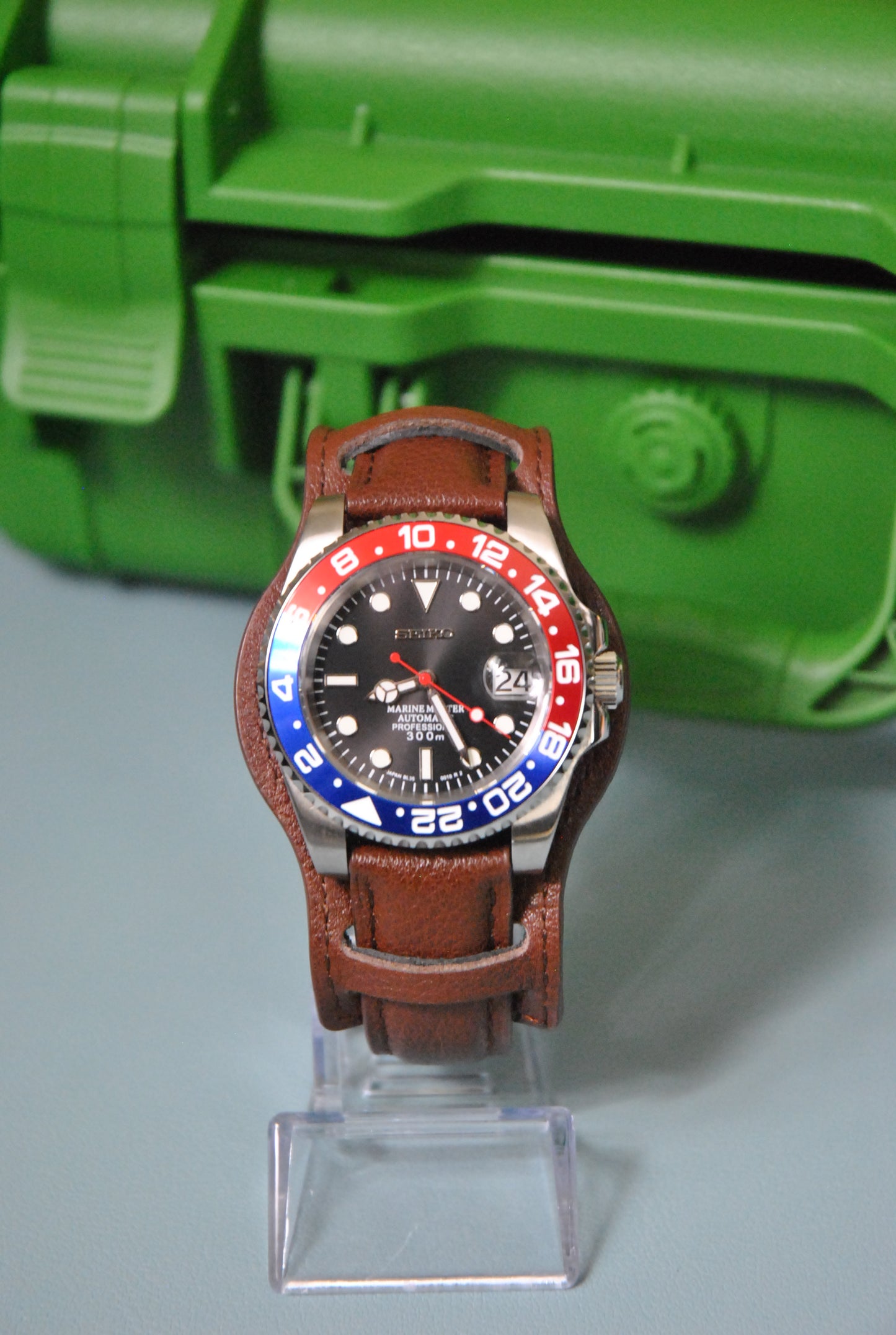 Custom Automatic NH35 "Pepsi" 40 mm Watch | Seiko Movement